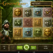 Casinia - Gonzo's Quest Slot Game - NetEnt